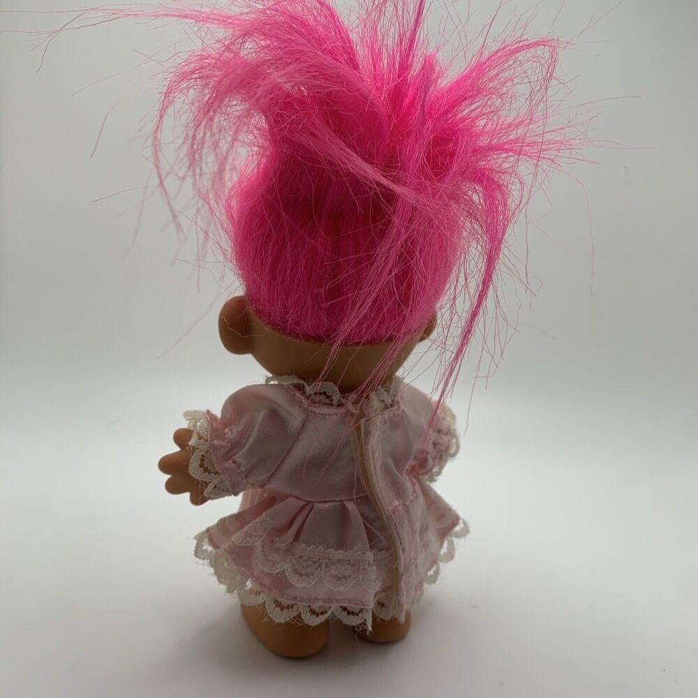 Lucky Magic Troll Doll Lot Russ Applause Classic Toy Vintage 90s - Picture 8 of 9